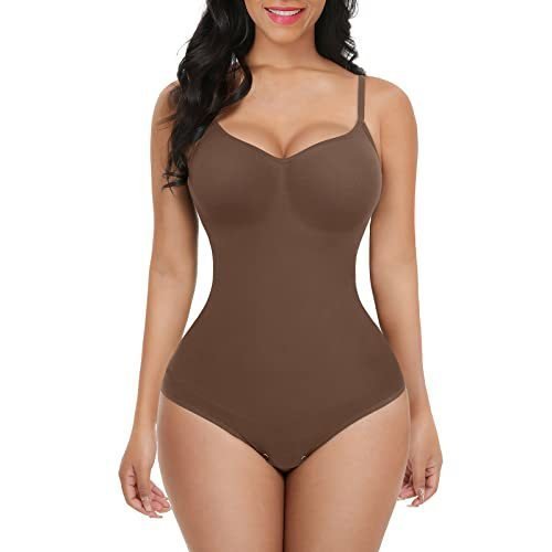 Plus Size Women's Hip Raise Belly And Waist Slimming Shapewear Bodysuit - Backless Bodysuit - Ice & Rose