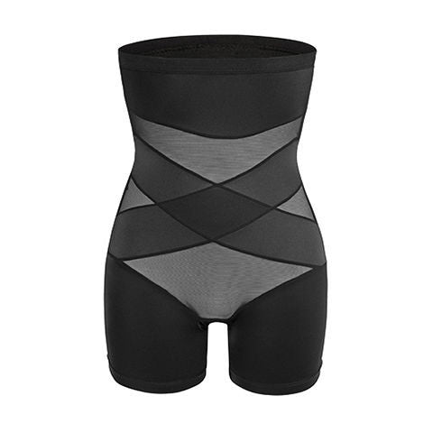 Women's High Waist Tummy Tuck Hip Lift Body Sculpting Pants - High Waisted Tummy Control Panty - Ice & Rose