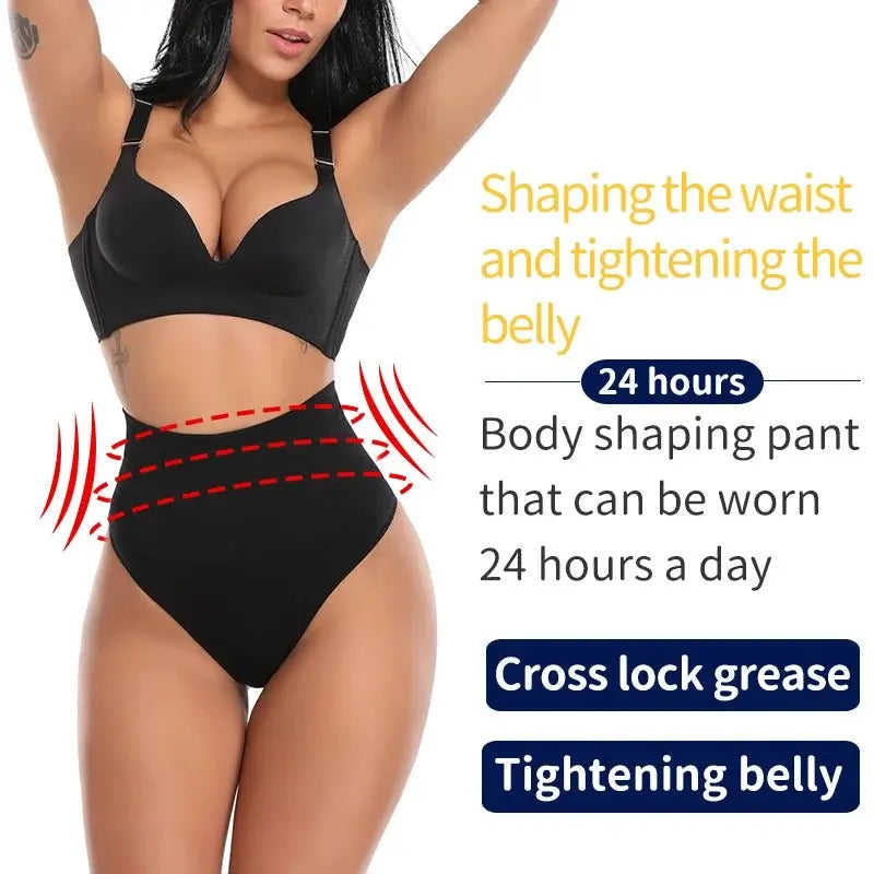 All Day Every Day High-Waisted Shaper Panty - High Waisted Tummy Control Panty-Ice & Rose
