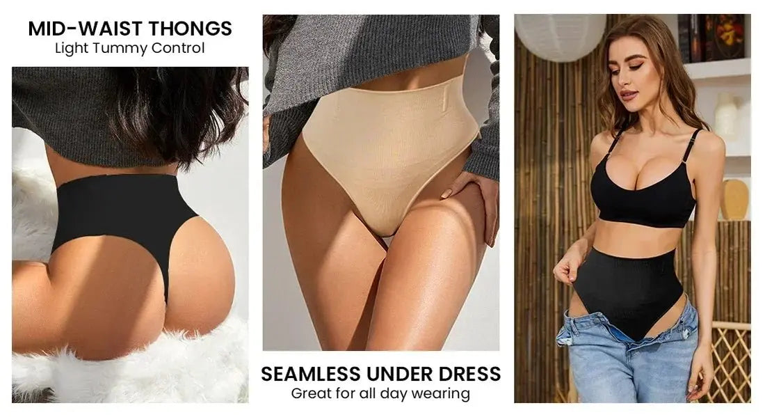 All Day Every Day High-Waisted Shaper Panty - High Waisted Tummy Control Panty-Ice & Rose