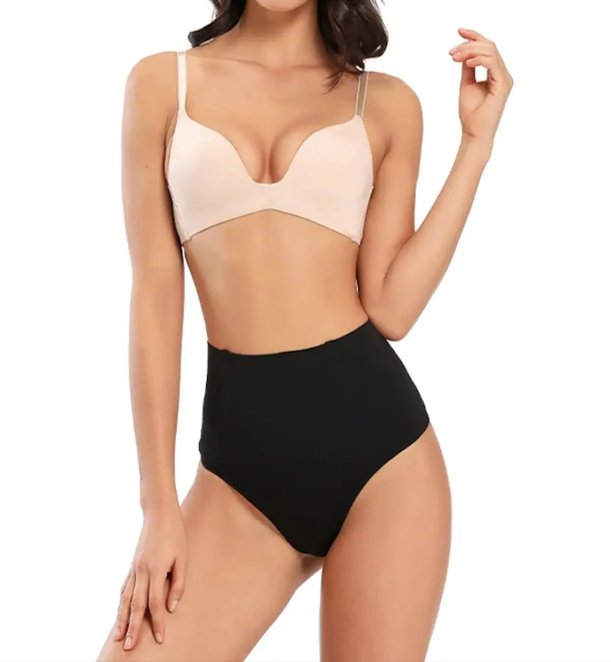 All Day Every Day High-Waisted Shaper Panty - High Waisted Tummy Control Panty-Ice & Rose