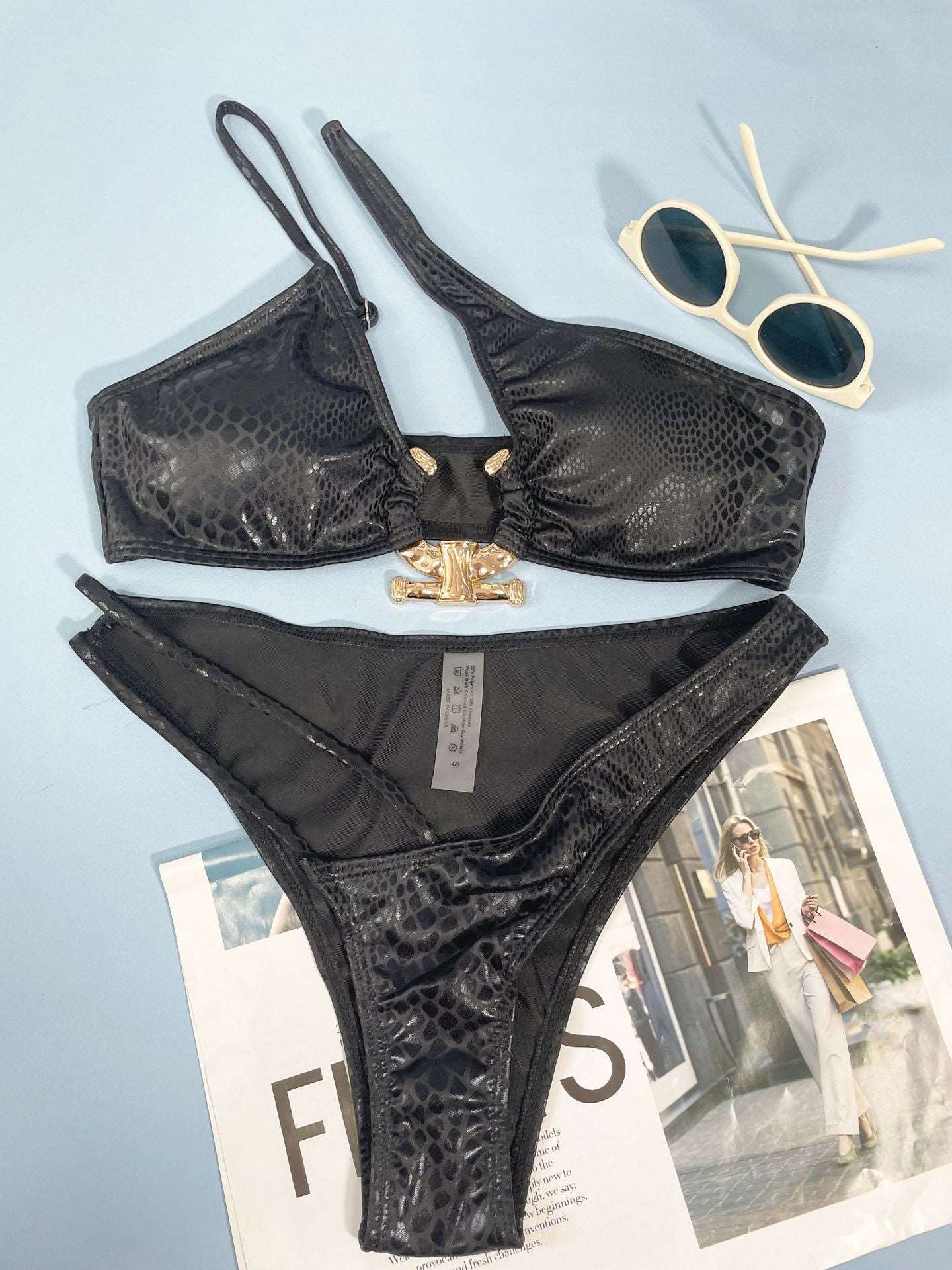 Women stylish Bikini swimwear Two Piece Set - Swimwear-Ice & Rose