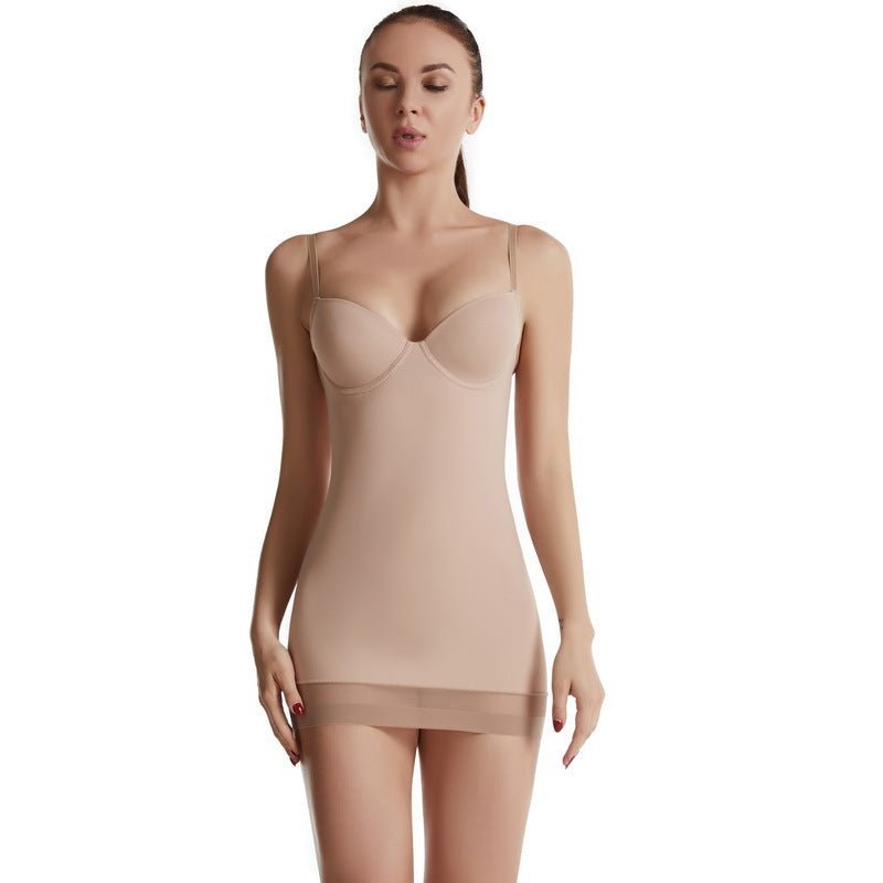 Women's Seamless dress Shape wear bodysuit with Bra - Bodysuit-Ice & Rose