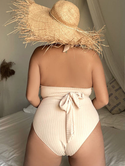 Curvy Plus Size One Piece Swimwear - Swimwear-Ice & Rose