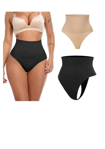 All Day Every Day High-Waisted Shaper Panty - High Waisted Tummy Control Panty-Ice & Rose