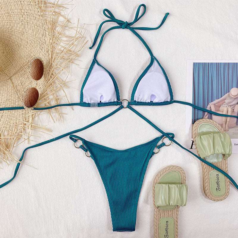Women Swimwear Beach Bikini Set - Swimwear-Ice & Rose